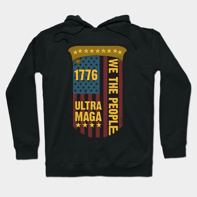 1776 We the people ultra maga America Republicans party Hoodie by ahadnur9926